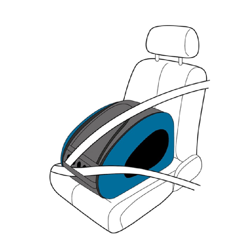 IBIYAYA 寵物車 五合一多功能手推車 藍色 (IBI-FS1009-B) 圖 6