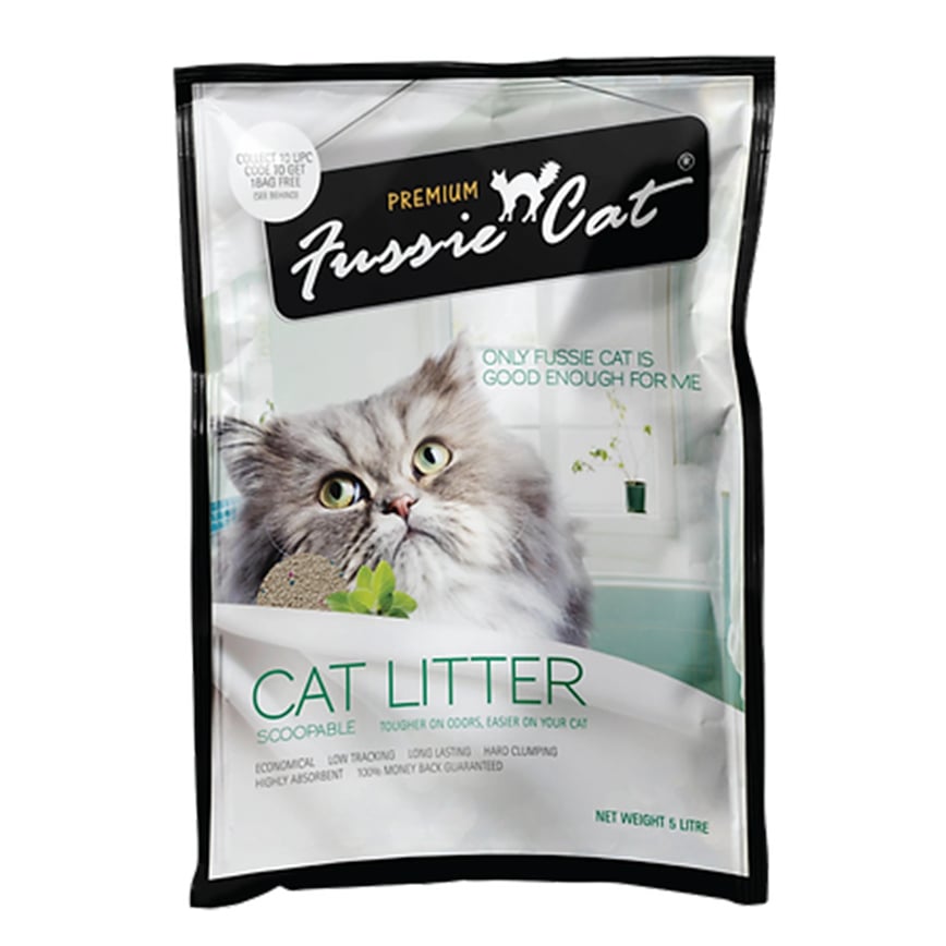 Fussie Cat高竇貓 礦物貓砂 原味 5L (FCLS1)