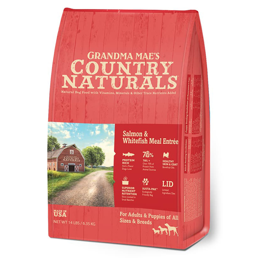 Country Naturals 狗糧 全犬種 三文魚白鮭魚 4lbs (CN0277)