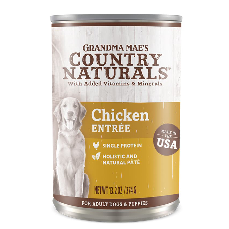 Country Naturals 狗罐頭 鮮肉燕麥糙米高纖 雞肉配方 13.2oz 374g