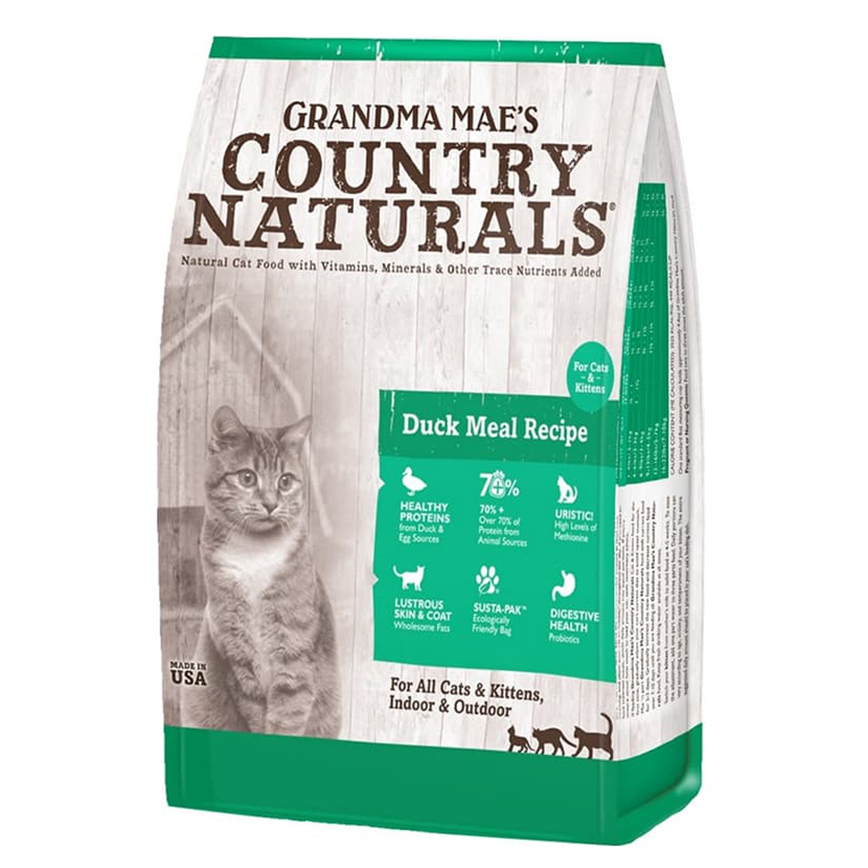 Country Naturals 貓糧 全貓種 鴨肉亮毛護膚 12lbs (CN0347)