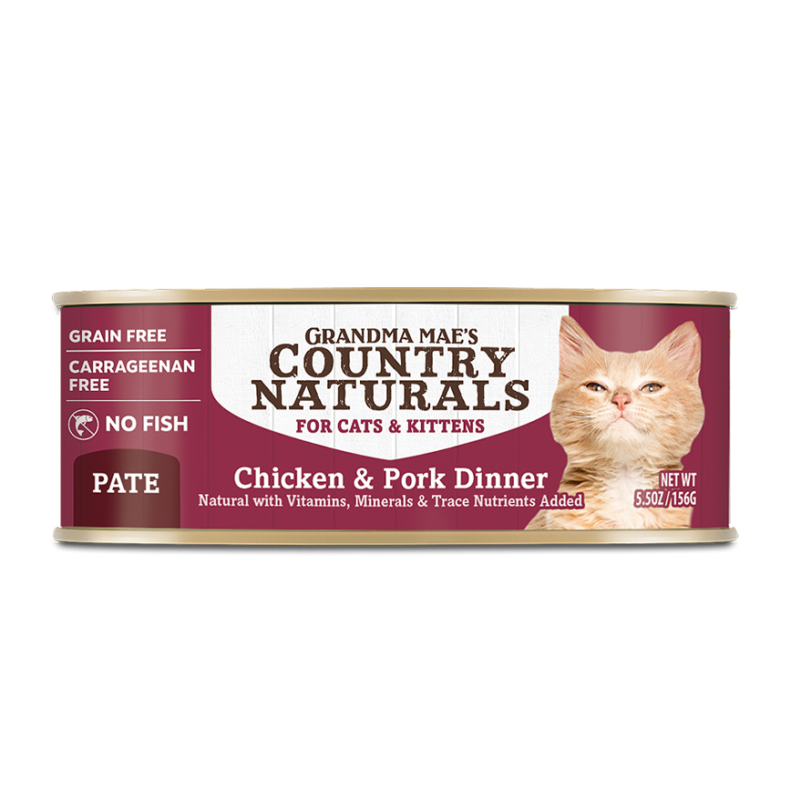 貓 Country Naturals 無穀醬煮雞肉豬肉 156g