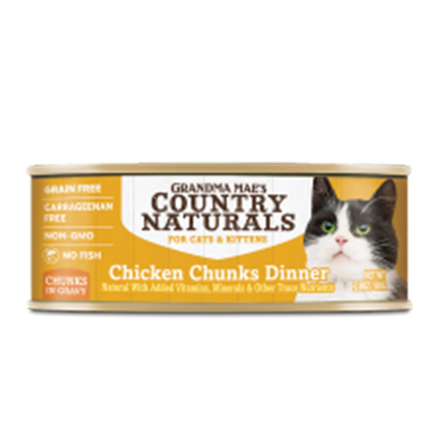 Country Naturals 貓罐頭 無添加無穀物角切肉塊系列 走地雞 2.8oz 80g (CNCE009)