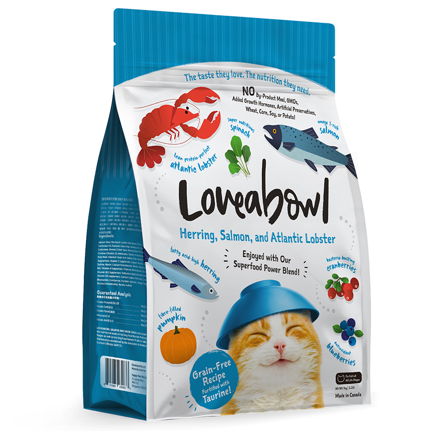Loveabowl 貓糧 無穀物全貓糧 龍蝦雙魚海鮮配方 4.08kg (LB0050)