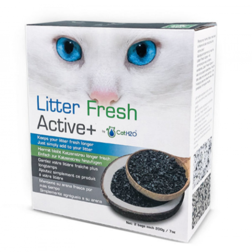 Cat H2O Litter Fresh Active+ 貓砂專用 除臭活性椰碳粒 200g x2 (91602509) 圖 1