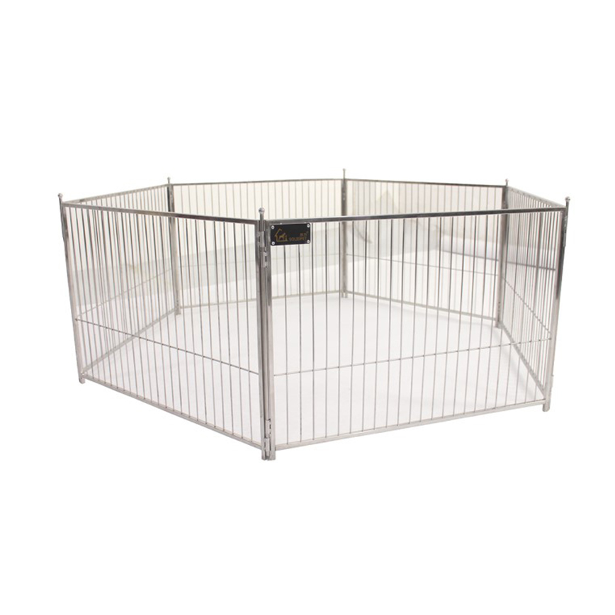 Solidpet蘇力 寵物籠 貓籠狗籠 不鏽鋼方通圍欄 小號 (STC-304-367) 圖 1