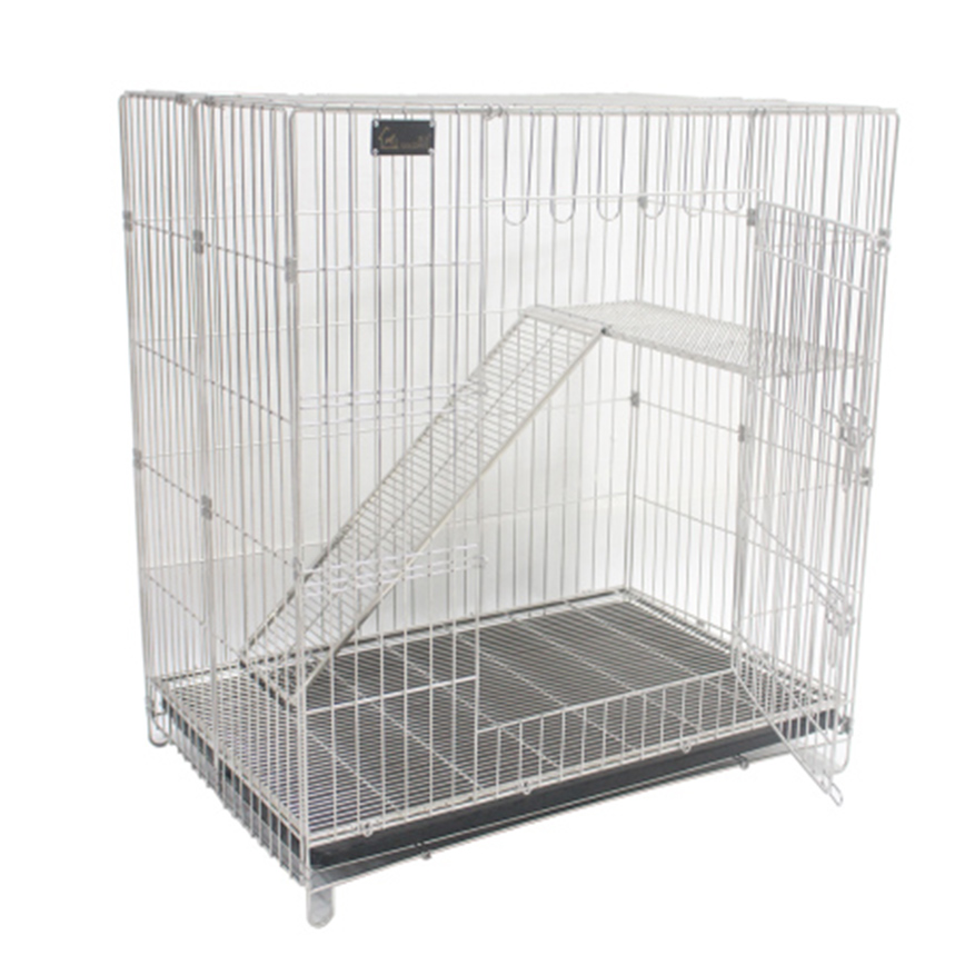Solidpet蘇力 寵物籠 貓籠狗籠 不鏽鋼貓籠 中號 (STC-C-304-002) 圖 1