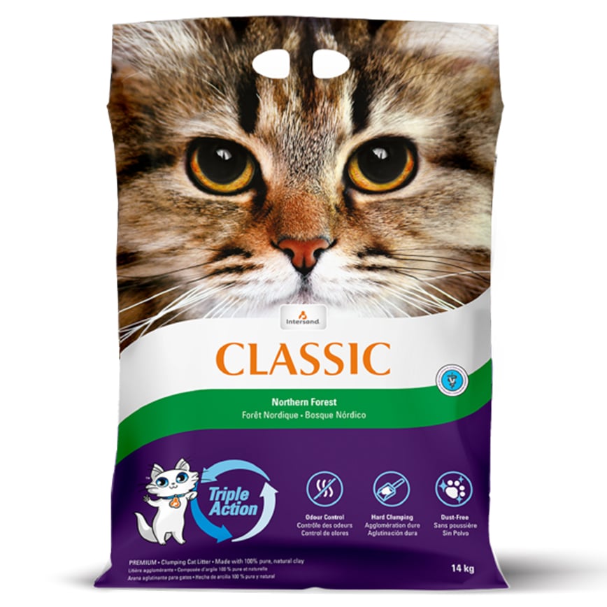 Intersand CLASSIC 貓砂 森林清香味 14kg