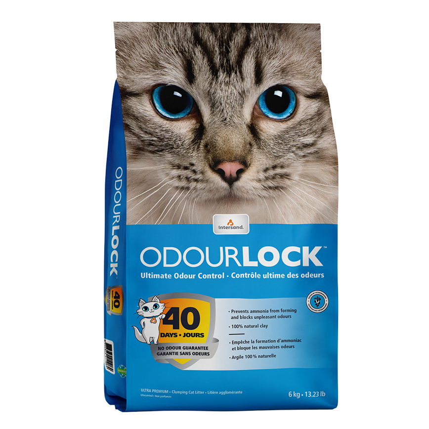 Intersand Odour Lock 礦物貓砂 無塵貓砂 無香味 12kg (OL-12)
