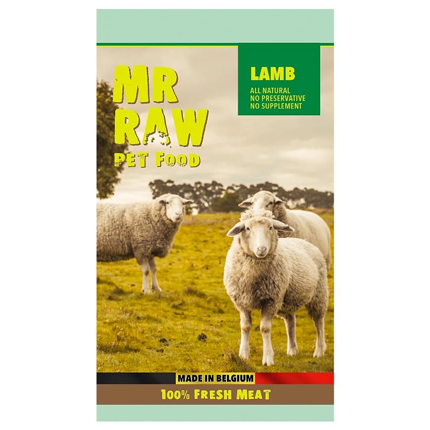 MR RAW 貓狗糧 急凍生肉糧 羊肉配方 1kg (L1KG) (需冷藏)
