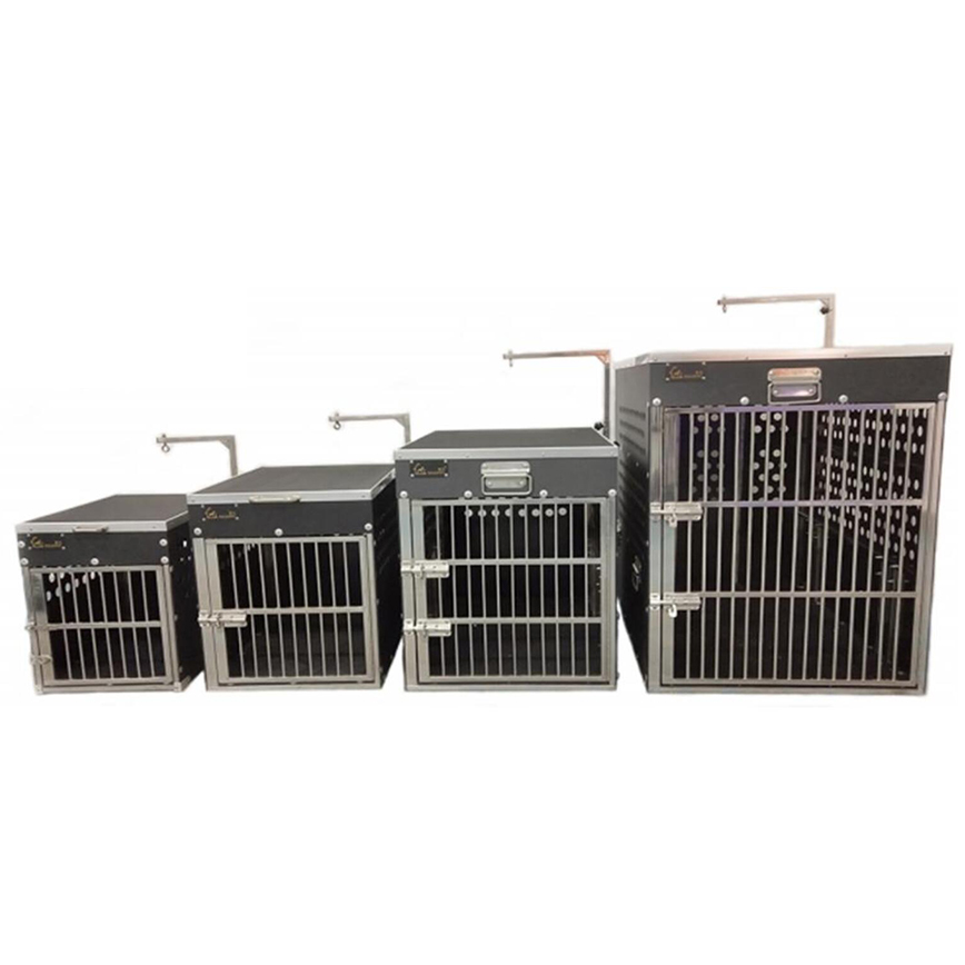 Solidpet蘇力 寵物籠 貓籠狗籠 ABS板固定飛機籠 無輪款 二號 (STAC-102- BK)