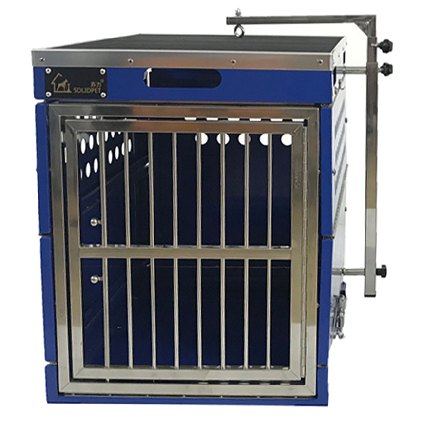 Solidpet蘇力 寵物籠 貓籠狗籠 鋁折疊飛機籠 無輪款 一號 藍色 (ALAC-210-BL) 圖 1