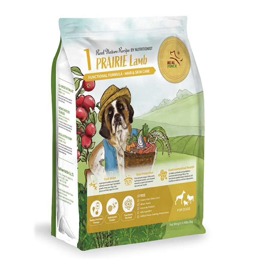 Real Power瑞威 狗糧 天然平衡犬糧 全齡犬配方 草原羊肉 2kg (NO.1)