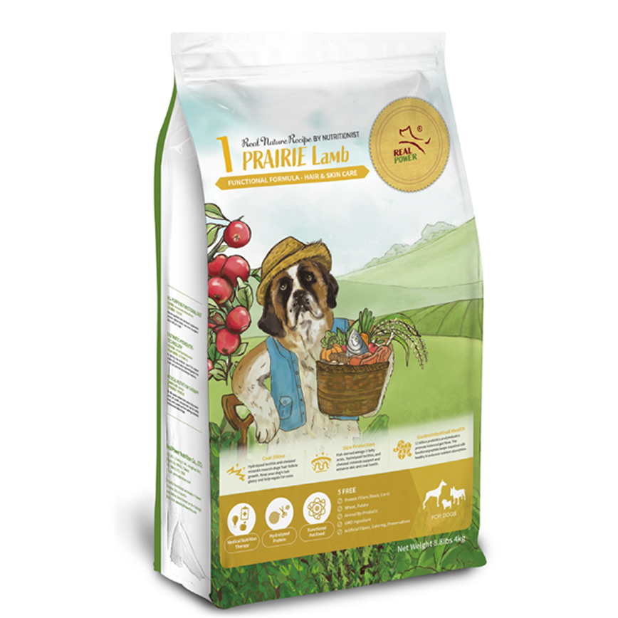 Real Power瑞威 狗糧 天然平衡犬糧 全齡犬配方 草原羊肉 4kg (NO.1)