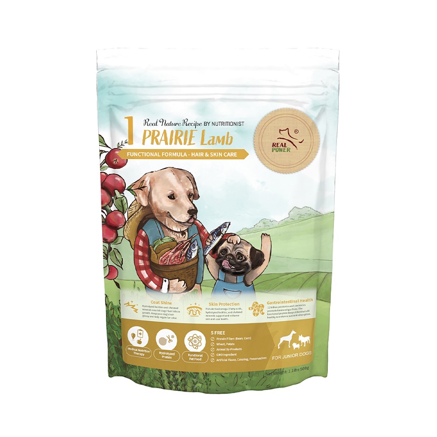Real Power瑞威 狗糧 天然平衡犬糧 幼犬配方 草原羊肉 500g (NO.1)