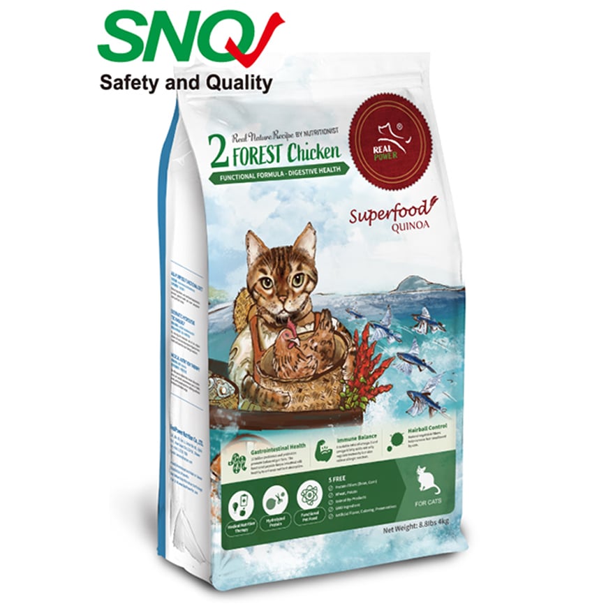 Real Power瑞威 貓糧 天然平衡貓糧 全齡配方 森林燉雞 4kg (NO.2) 圖 1