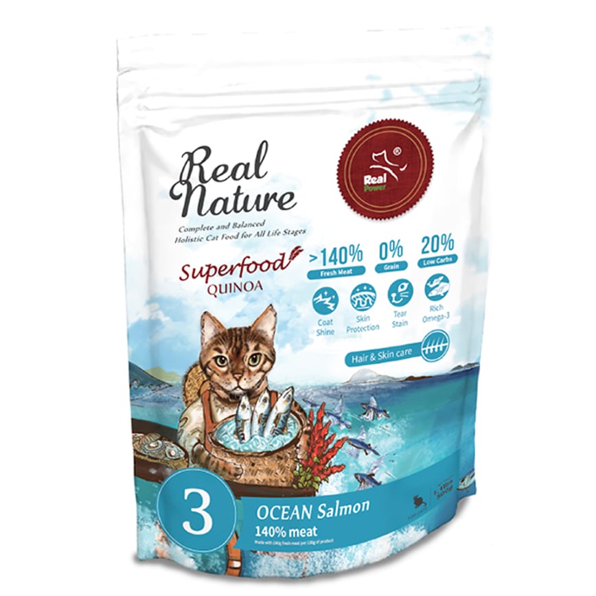 Real Power瑞威 貓糧 天然平衡貓糧 全齡配方 海洋魚貝 500g (NO.3) (4715878703150) 圖 1