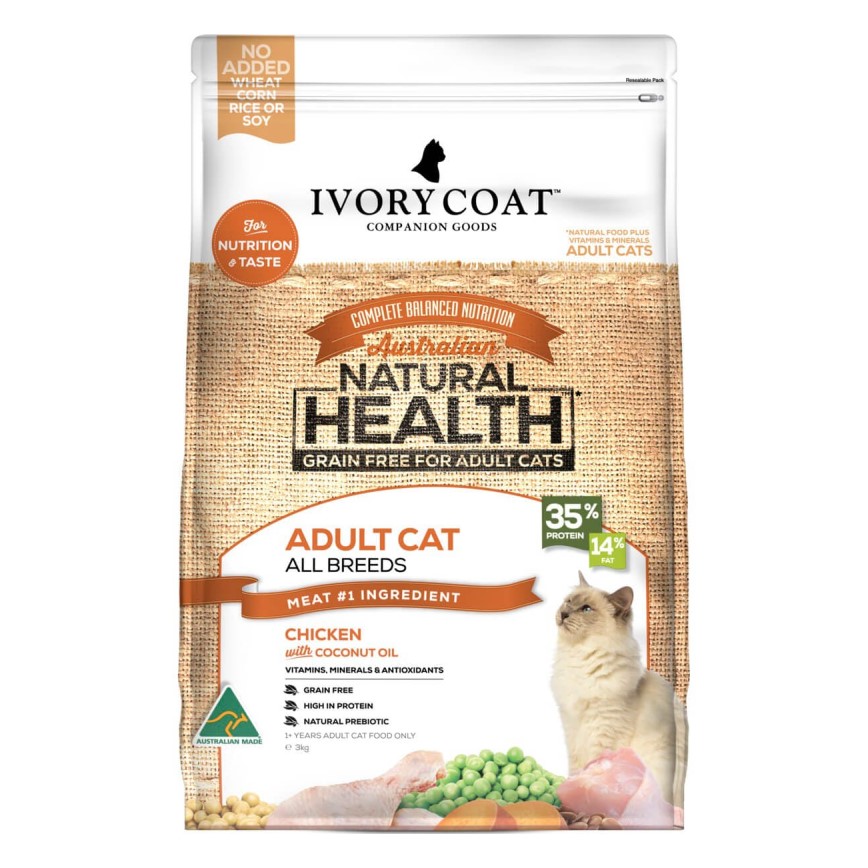 Ivory Coat 貓糧 雞肉椰子油成貓配方 6kg (ICC6K) (TBS)