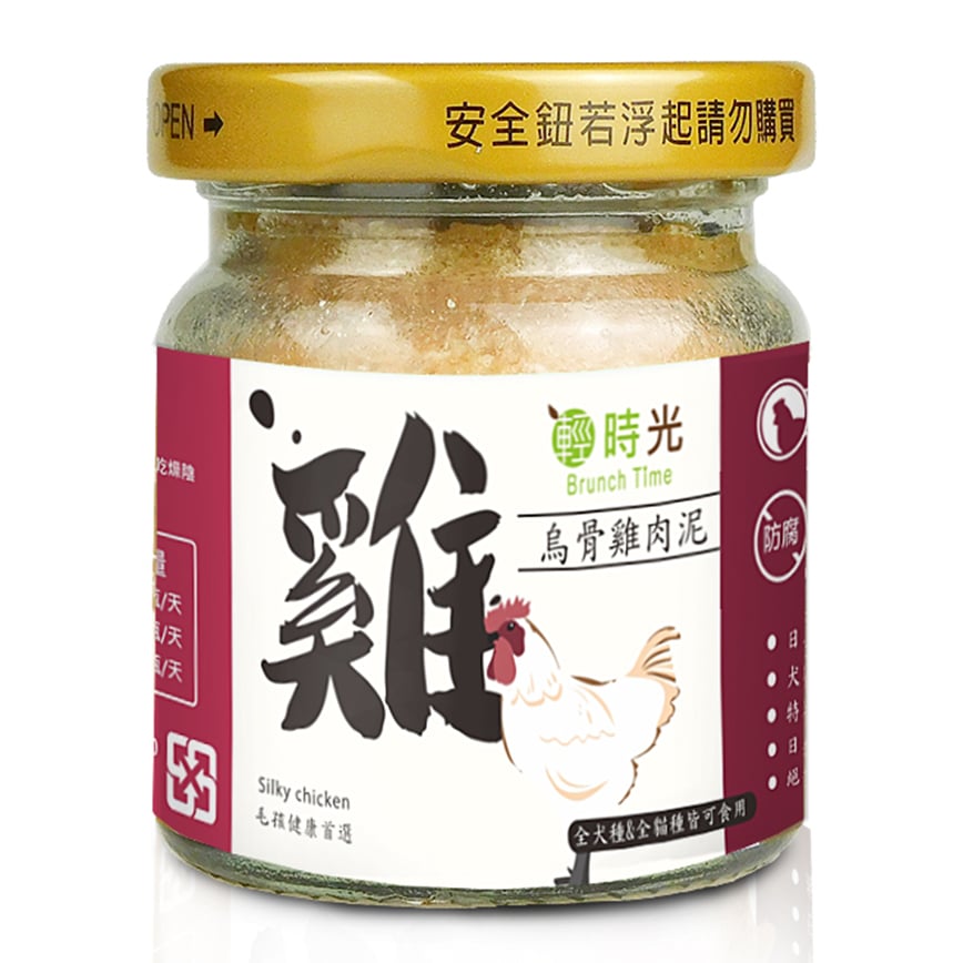 Brunch Time輕時光 貓狗零食 肉泥 烏骨雞泥 60ml
