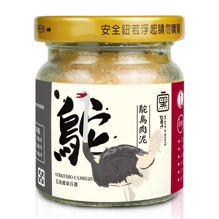 Brunch Time輕時光 貓狗零食 肉泥 鴕鳥肉泥 60ml