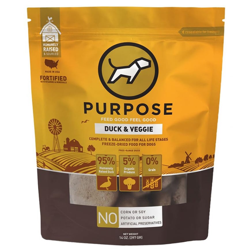 PURPOSE 狗糧 凍乾脫水生肉 單一蛋白 鴨肉 14oz (001832)