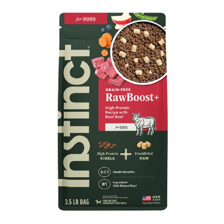 Instinct 狗糧 無穀物生肉系列 牛肉 3.5lb (656357) (新舊包裝隨機發貨)