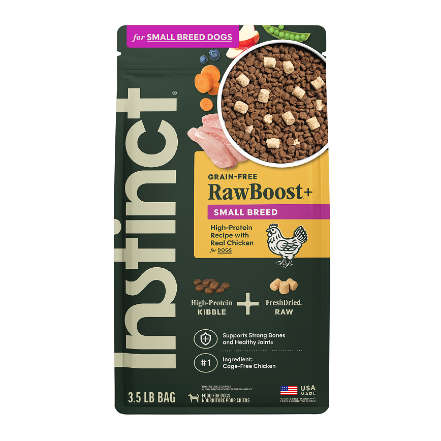 Instinct 狗糧 小型犬糧 無穀物生肉系列 雞肉 3.5lb (656333) (新舊包裝隨機發貨)