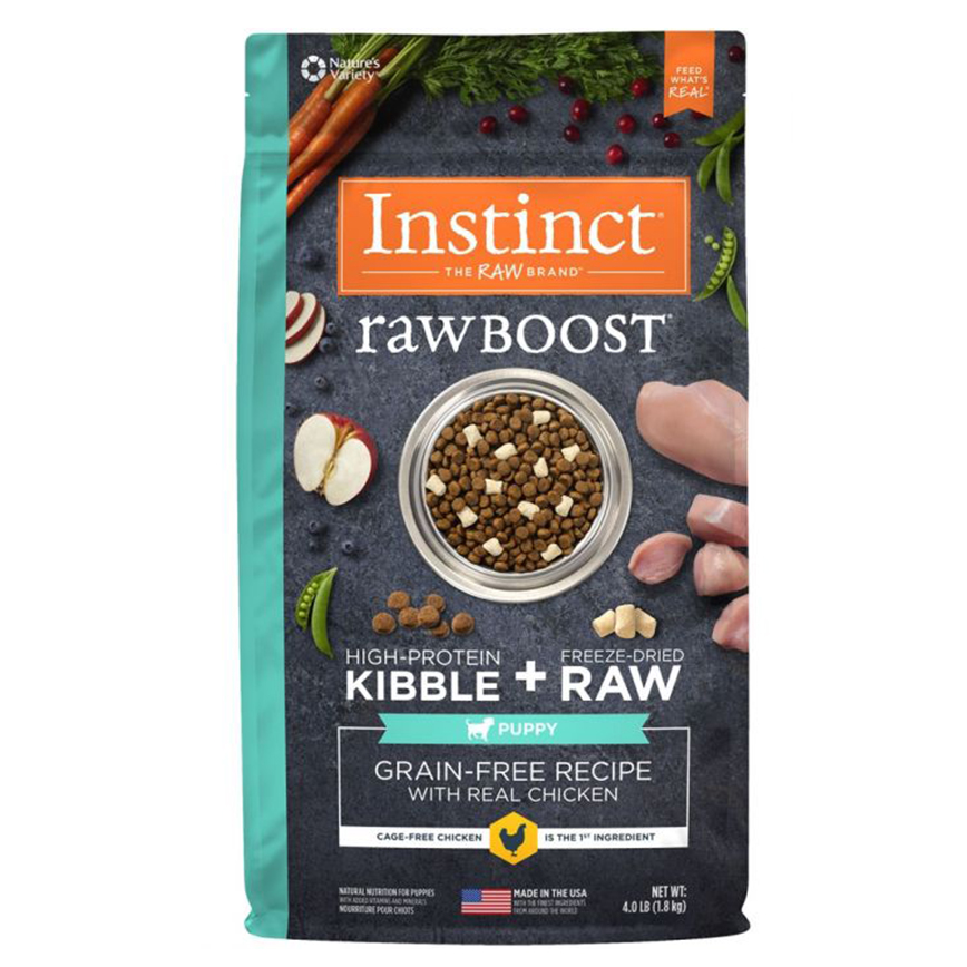 Instinct 狗糧 幼犬糧 無穀物生肉系列 雞肉 4lb (658399)