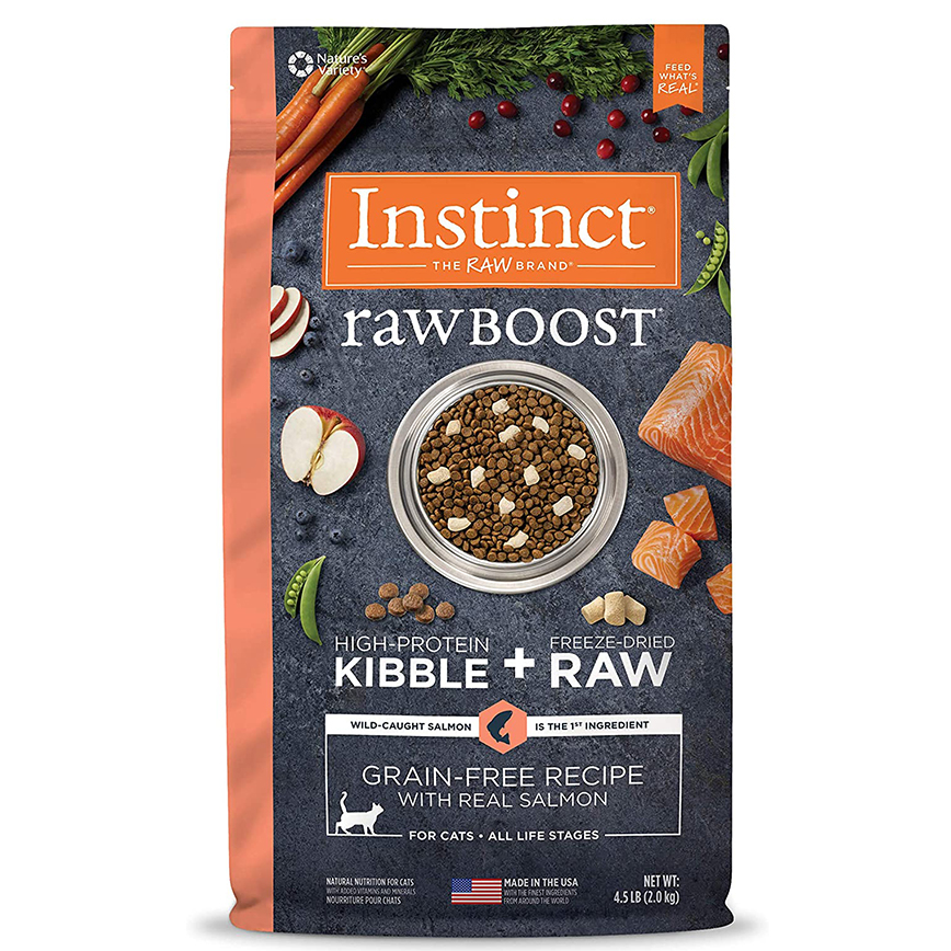 Instinct 貓無穀生肉三文魚 4.5lb