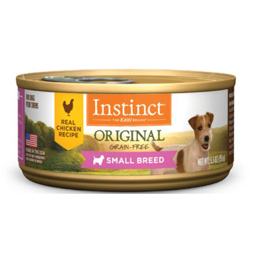 Instinct 狗罐頭 無穀物小型犬 雞肉 5.5oz (718017)