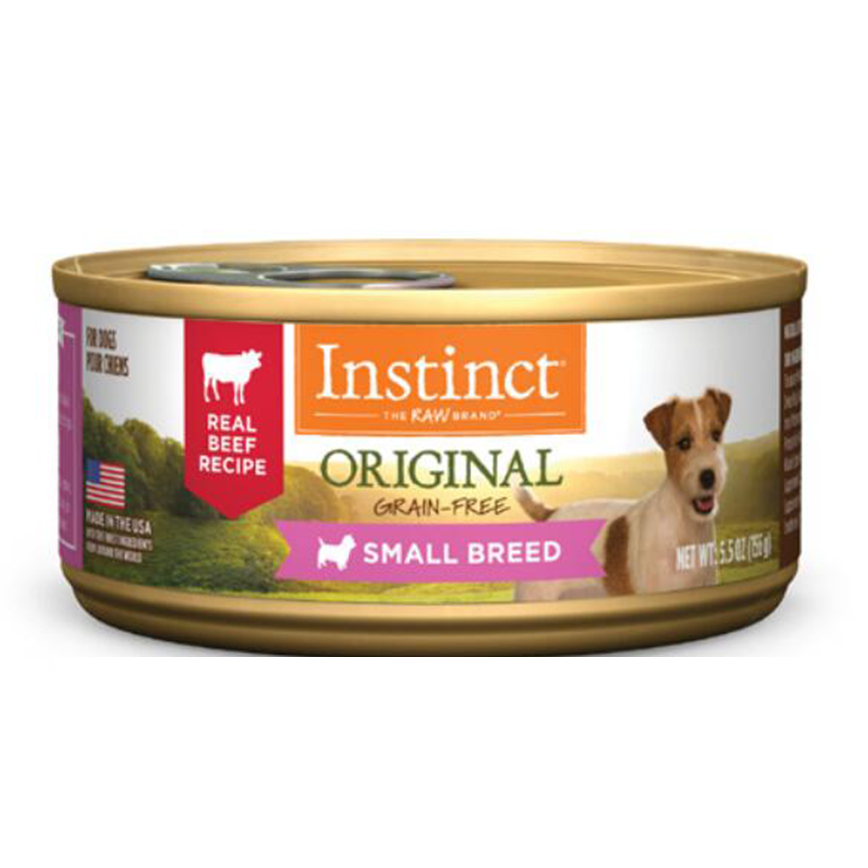 Instinct 狗罐頭 無穀物小型犬 牛肉 3oz (710264) 圖 1