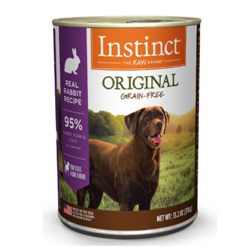 Instinct 狗罐頭 兔肉 13.2oz (507505)