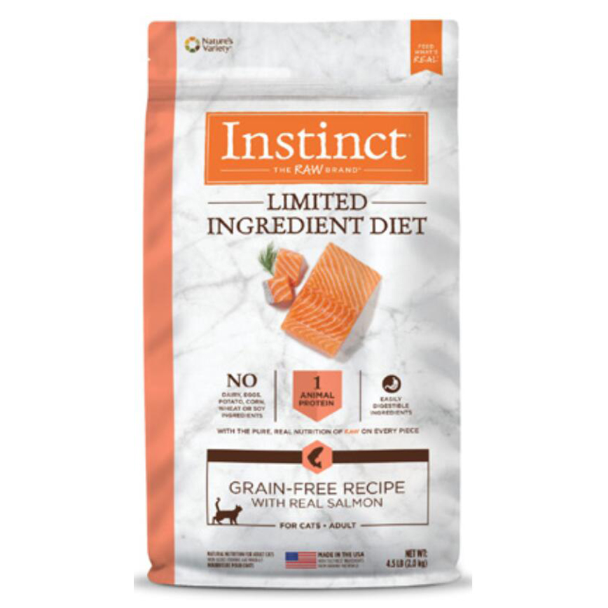 Instinct 貓糧 本能 貓糧 無穀物單一蛋白系列 三文魚 4.5lb (655091)