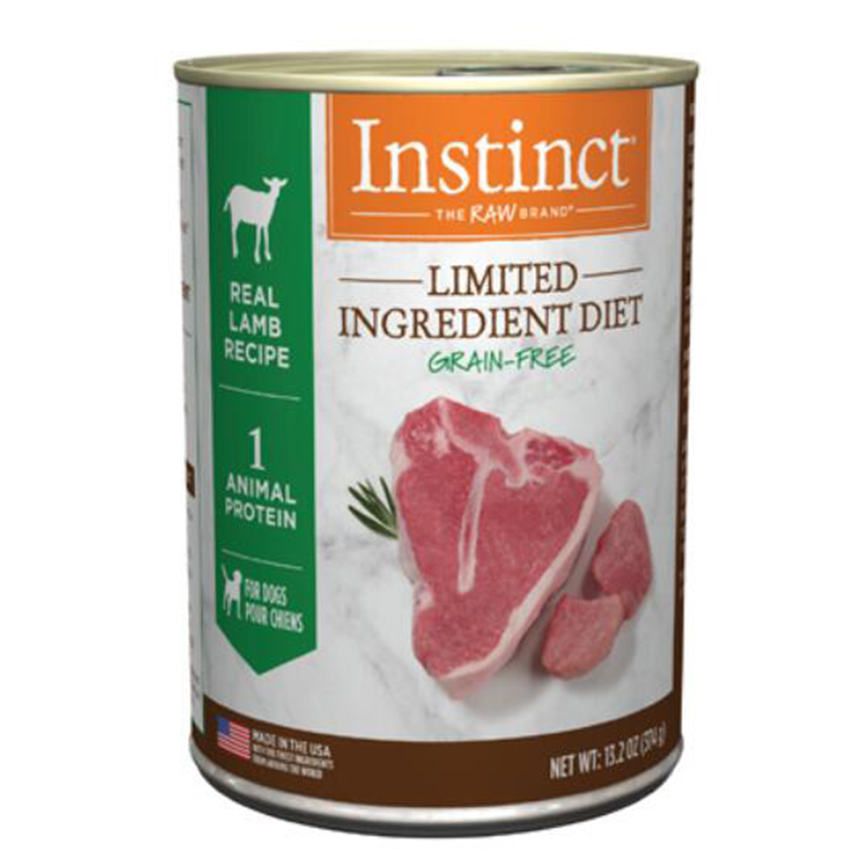Instinct 狗罐頭 無穀物單一蛋白系列 羊肉 13.2oz (505792)