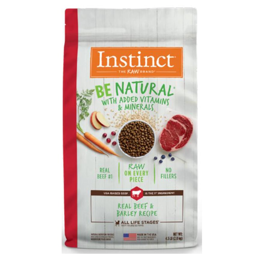Instinct 本能 全犬低殼物糧 牛肉大麥 4.5lb (652830)