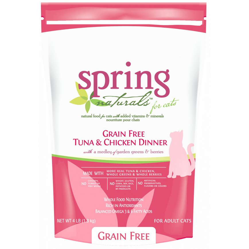spring naturals 無穀物貓糧 吞拿魚及雞肉配方 1.8kg (SN-08348)