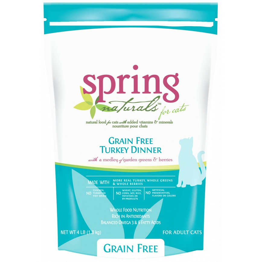 spring naturals 無穀物貓糧 火雞配方 4.5kg (SN-08294)