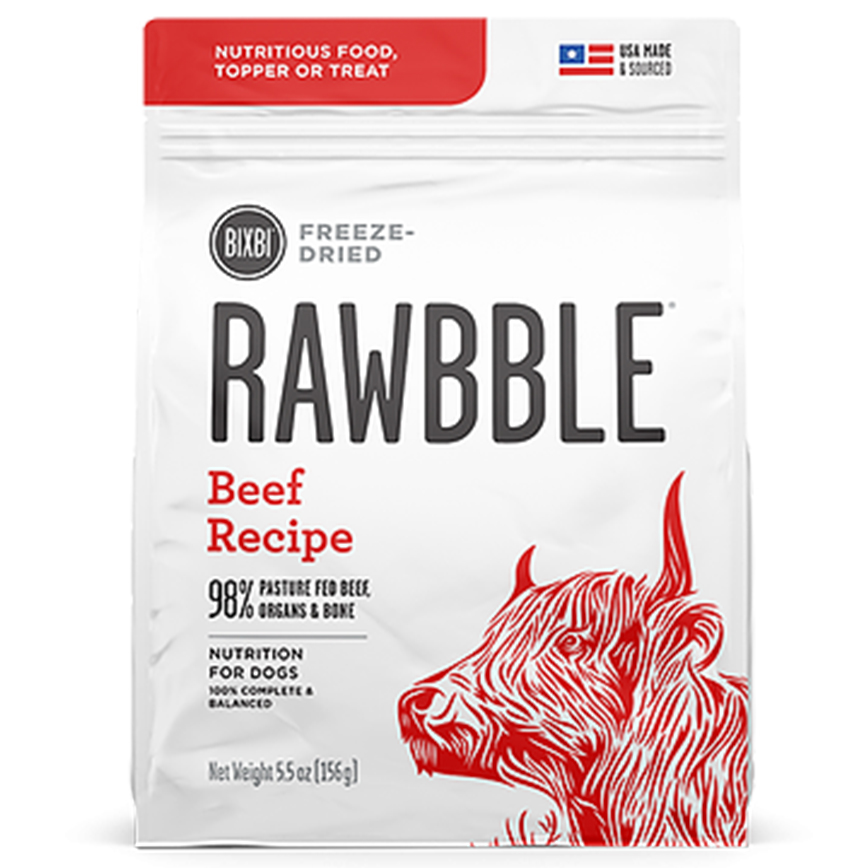 BIXBI RAWBBLE 狗糧 冷凍脫水鮮肉糧 牛肉 14oz (BIX09253)