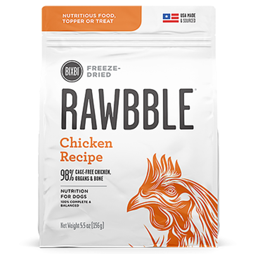 BIXBI RAWBBLE 狗糧 冷凍脫水鮮肉糧 雞肉 14oz (BIX09192)