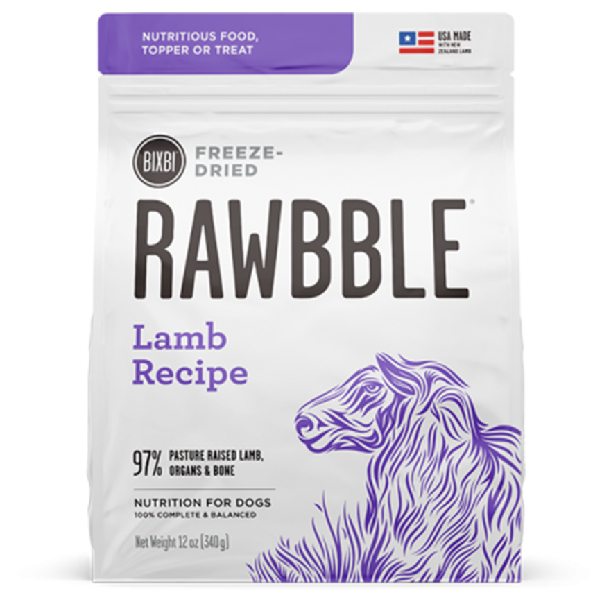 BIXBI RAWBBLE 狗糧 冷凍脫水鮮肉糧 羊肉 12oz (BIX08497)