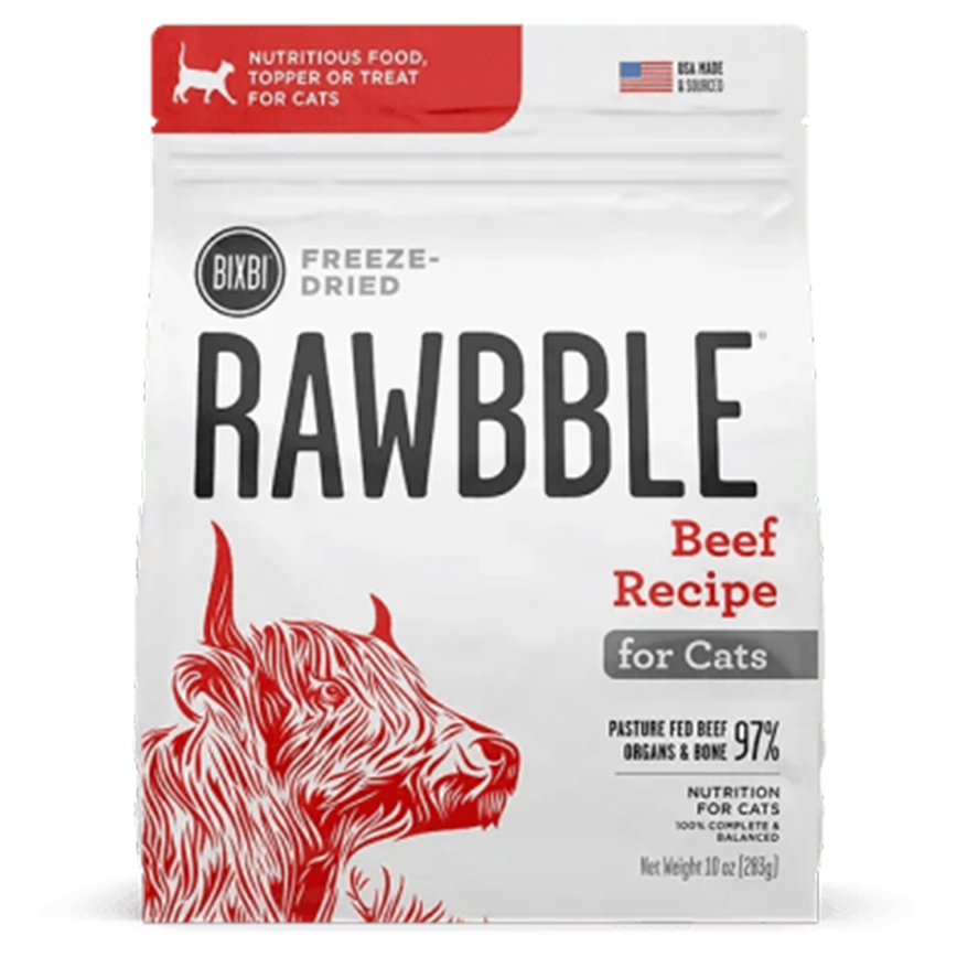 BIXBI RAWBBLE 貓糧 冷凍脫水鮮肉糧 牛肉 10oz (BIX05571)