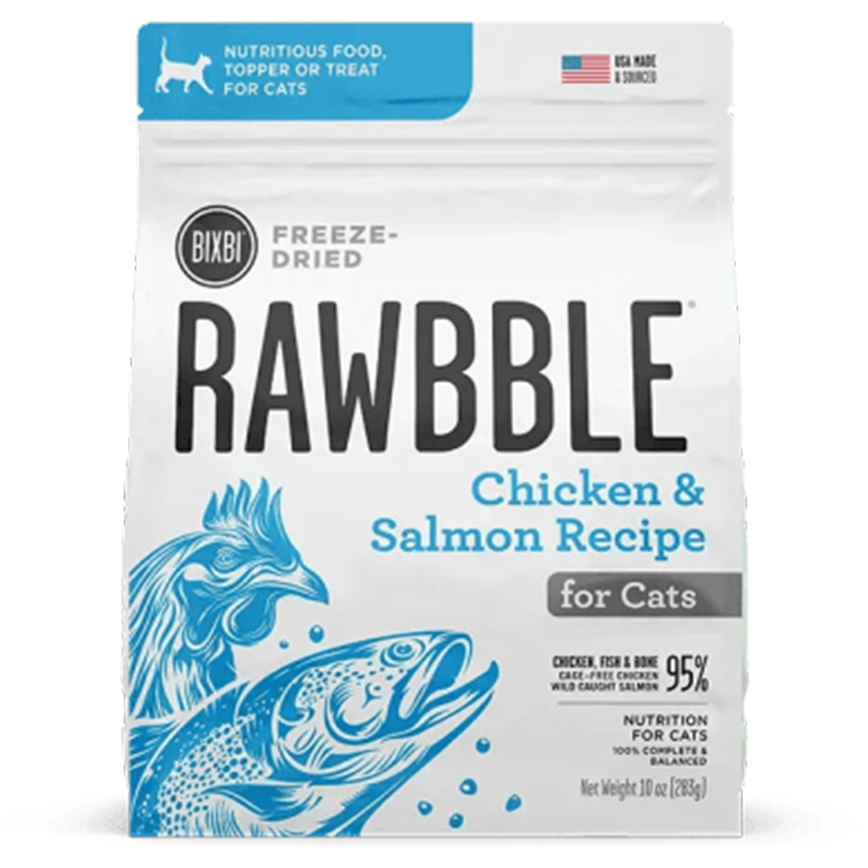 BIXBI RAWBBLE 貓糧 冷凍脫水鮮肉糧 三文魚雞肉 10oz (BIX05618)