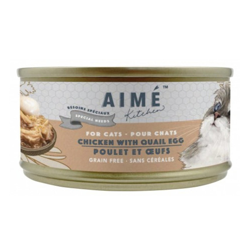 AIME Kitchen 貓罐頭 無穀物均衡貓罐 殿堂主食系列 滋味嫩雞配鵪鶉蛋配方 85g (TQA85-S) (TBS) 圖 1