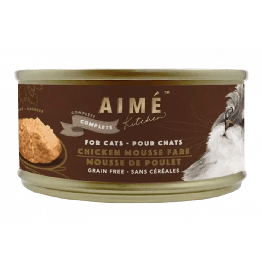 AIME Kitchen 貓罐頭 無穀物慕絲營養貓罐 殿堂主食系列 幼滑雞肉慕絲 75g (TUA75) 圖 1