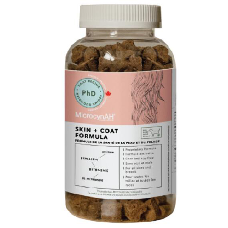 MicrocynAH 狗小食 日常養生計劃系列 皮膚毛髮保養配方 90粒 300g (BMTD3300) 圖 1