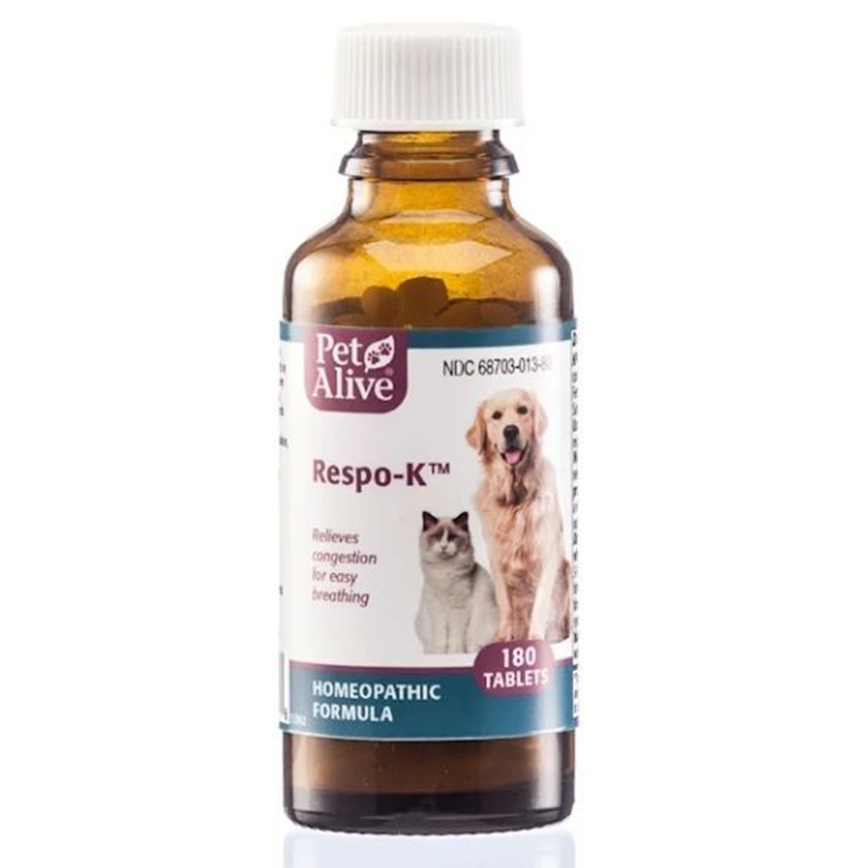 PetAlive Respo-K™ 針對感冒或呼吸道感染 180片 (PRSP001) 圖 1