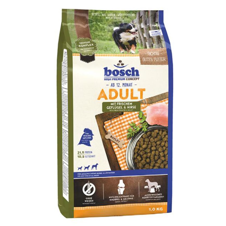 Bosch 狗糧 成犬配方 家禽小米 2kg (013147)