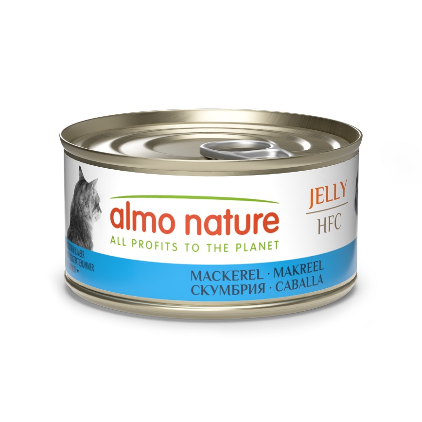 Almo Nature Jelly HFC 貓罐頭 天然系列 鯖魚 70g (9028) 圖 1
