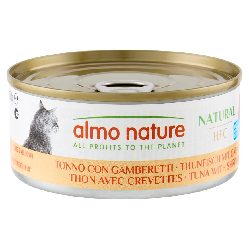 Almo Nature 吞拿魚鮮蝦貓罐 150g