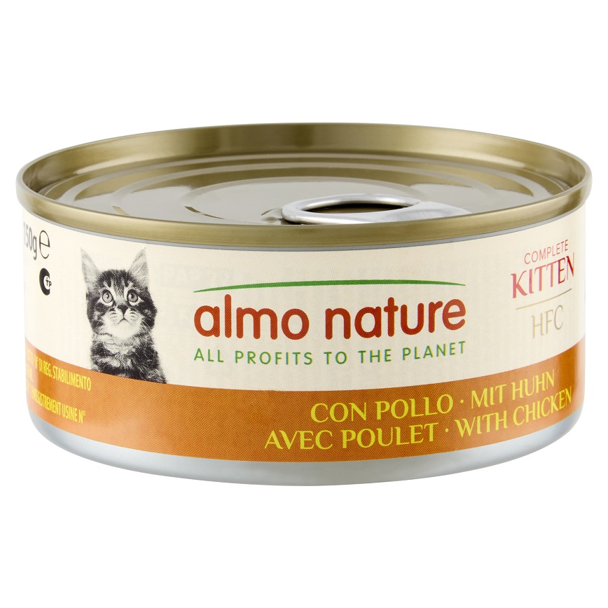 Almo Nature HFC 幼貓罐頭 天然系列 雞肉 150g (5120)